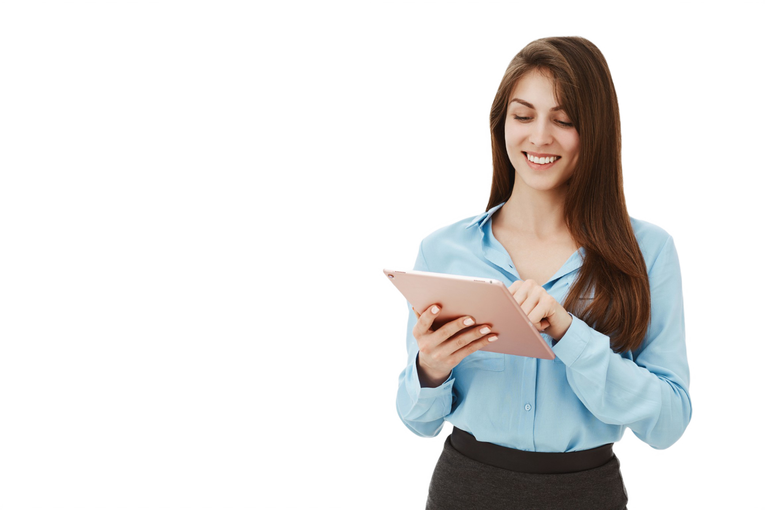 Persona con tablet